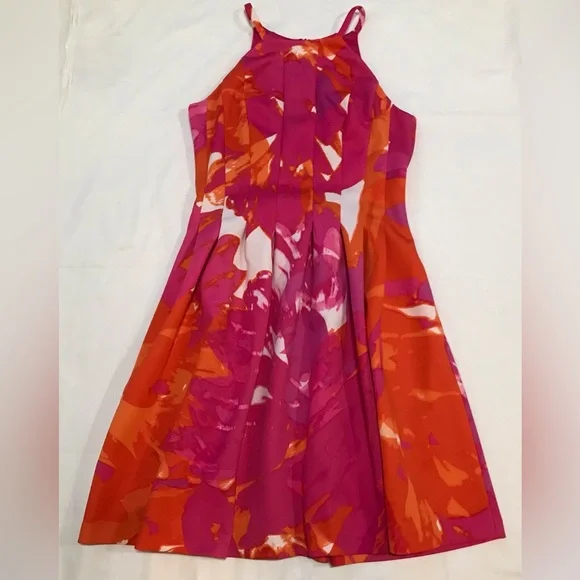Vince Camuto | Dresses | Vince Camuto Scuba Floral Halter Fit Flare Dress | Poshmark Vince Camuto | Dresses | Vince Camuto Scuba Floral Halter Fit Flare Dress | Poshmark